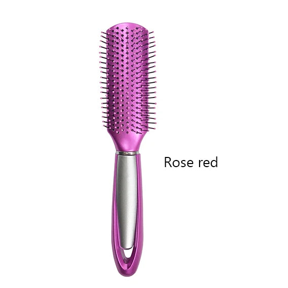 4 Color 9-Rows Hair Brush