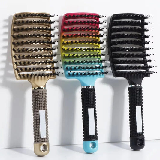 Detangling Hair Brush Bristle&Nylon