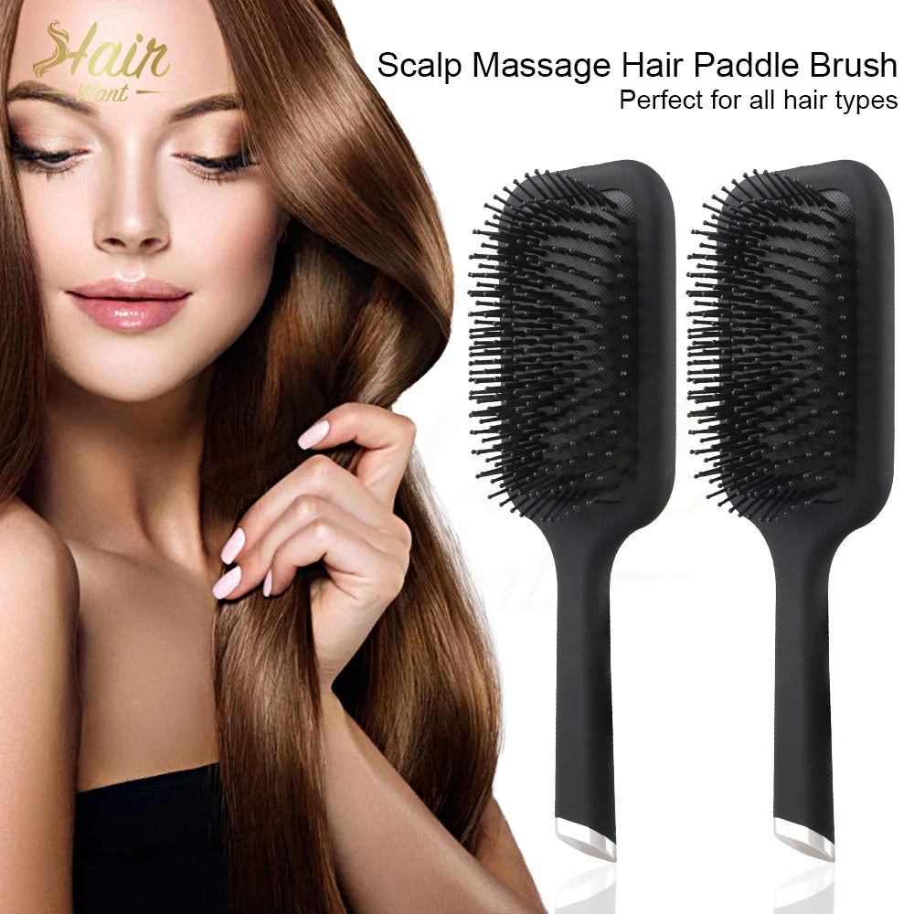 Hair Want Detangling Paddle Hairbrush