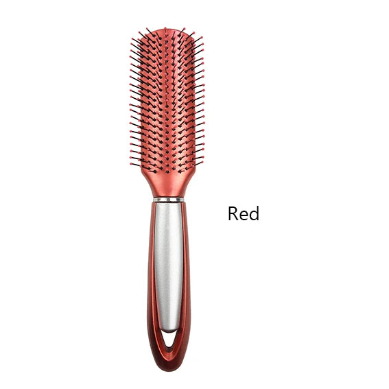 4 Color 9-Rows Hair Brush