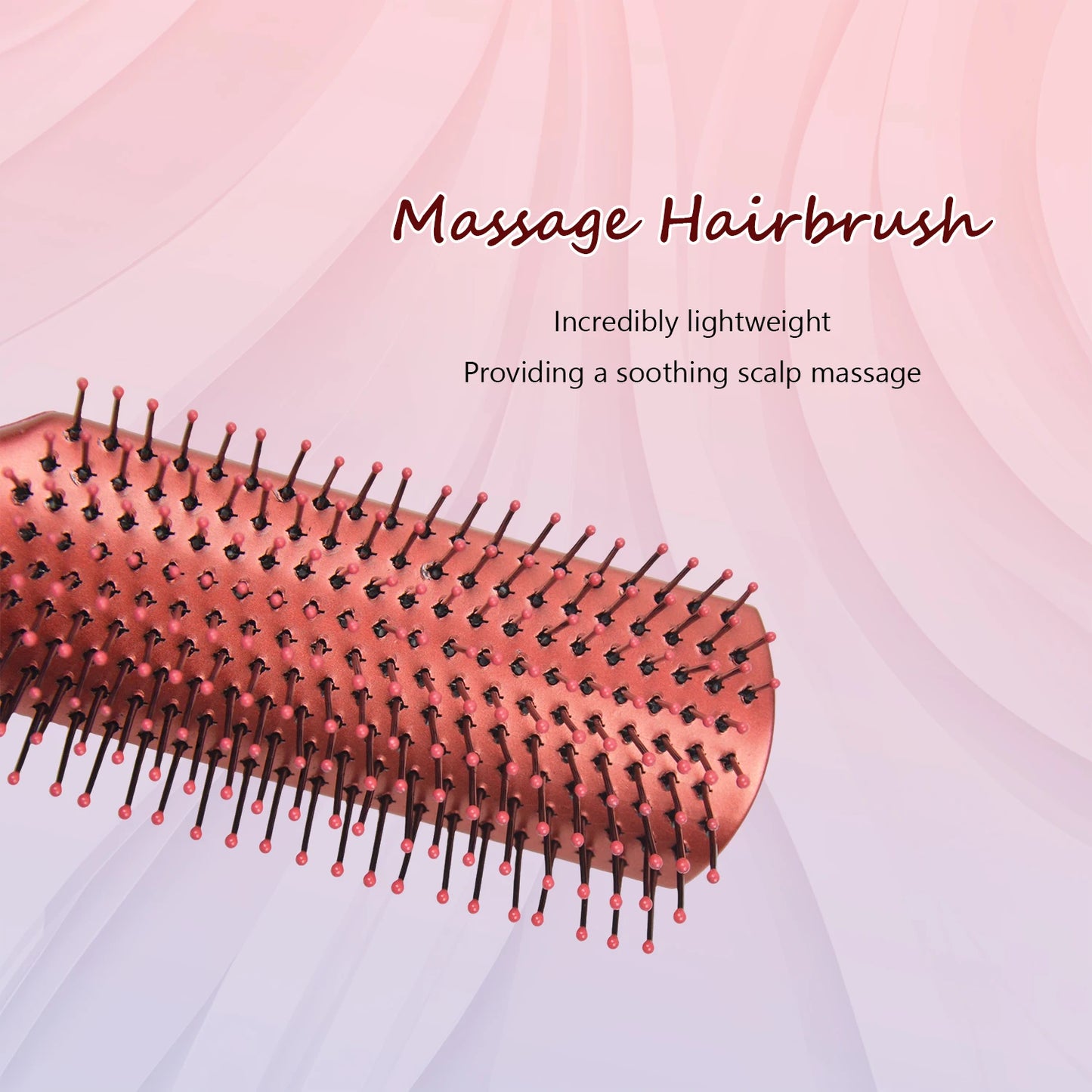 4 Color 9-Rows Hair Brush